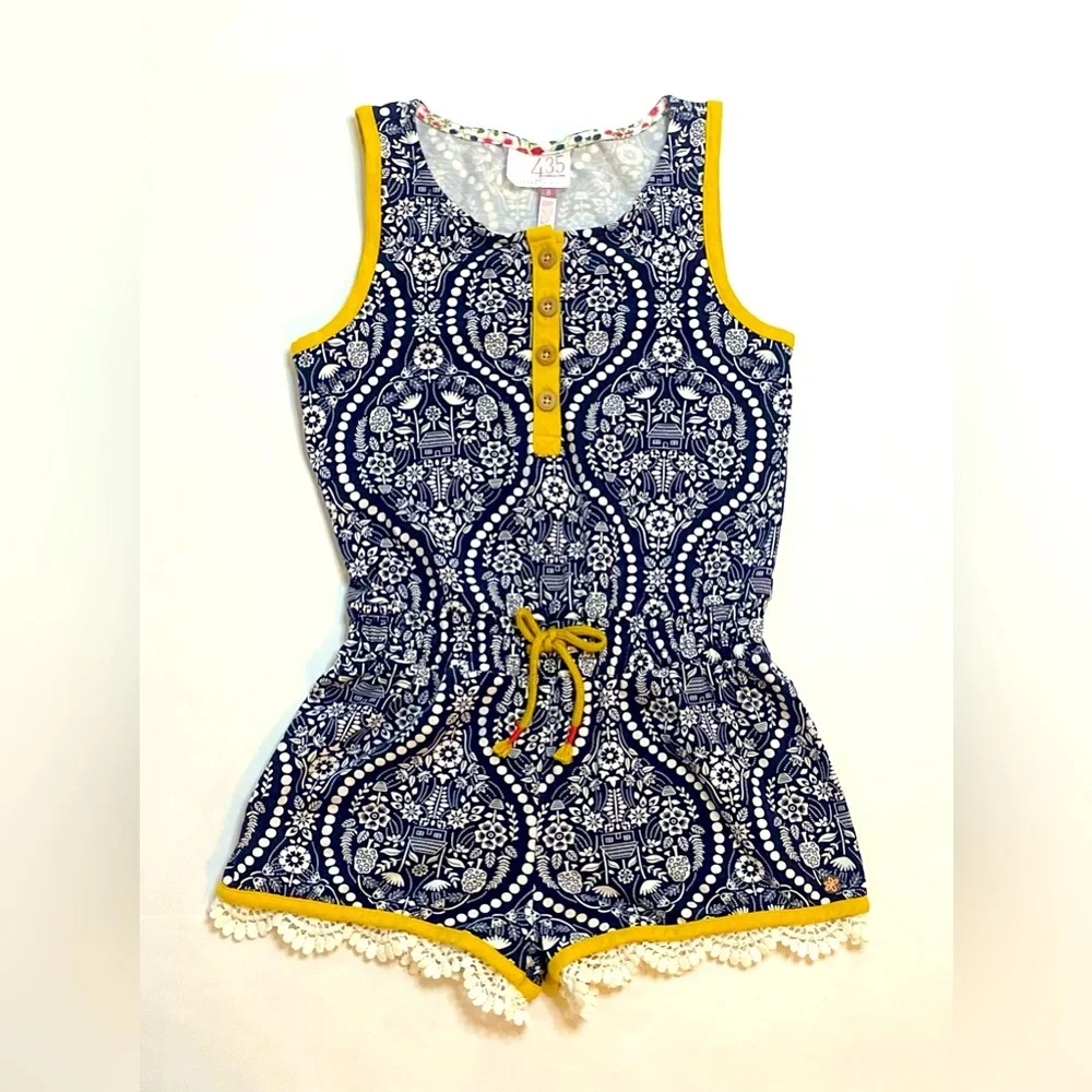 Girls Size 8 Matilda Jane 435 “Southern Sun” Romper - Picture 3 of 6